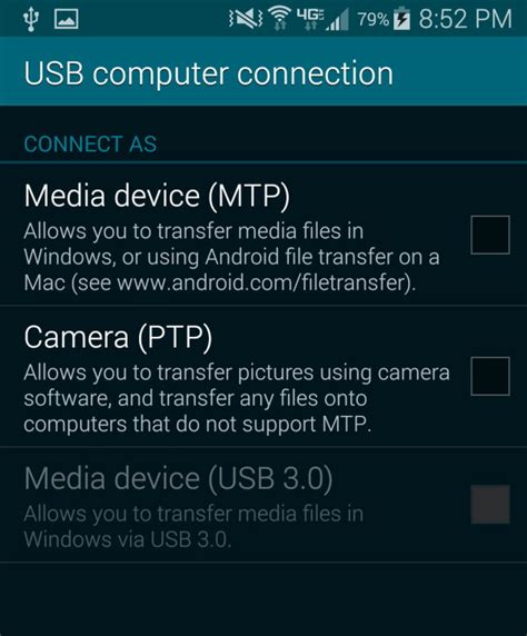 To find the USB options now, there is a search within developer options, search for USB. . Media transfer protocol android
